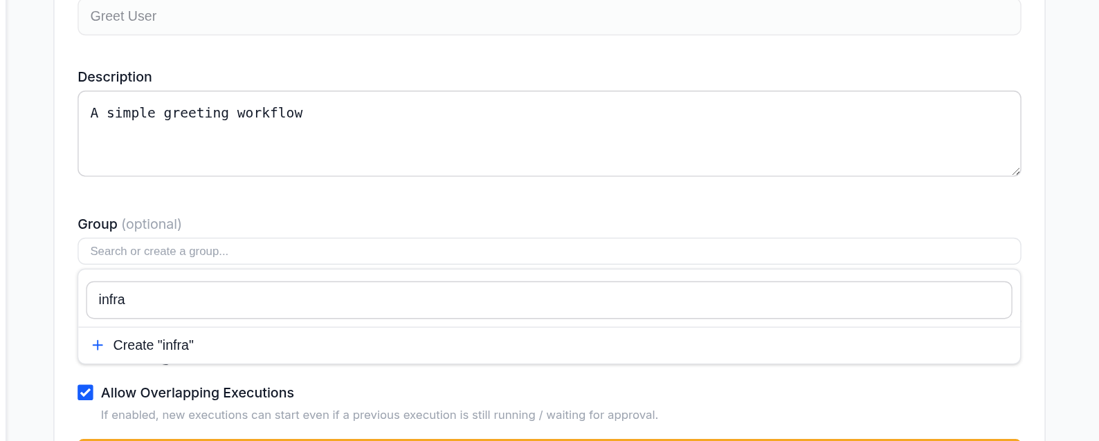 Add flow to group