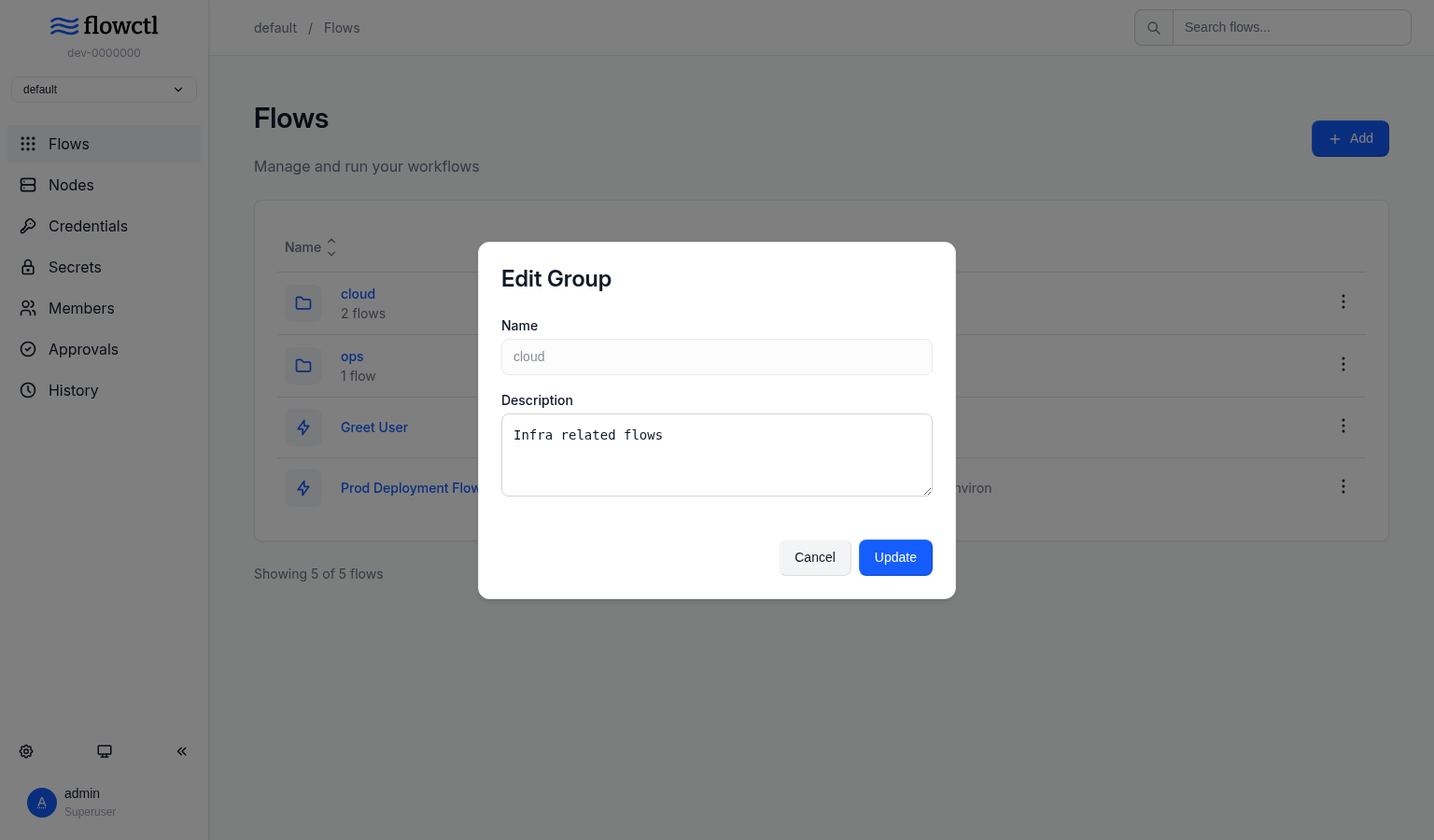 Edit Group